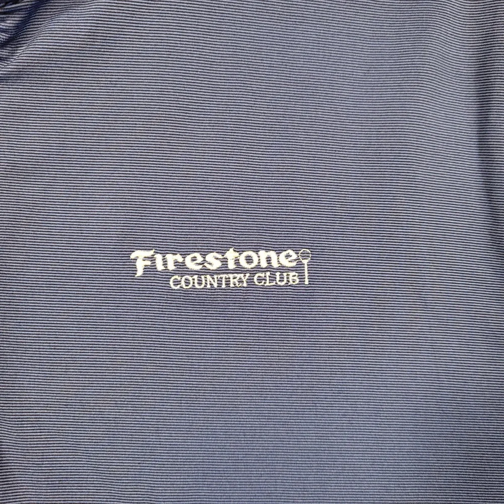 FootJoy Quarter Zip Pullover Mens Large Blue Firestone Country Club Golf‎